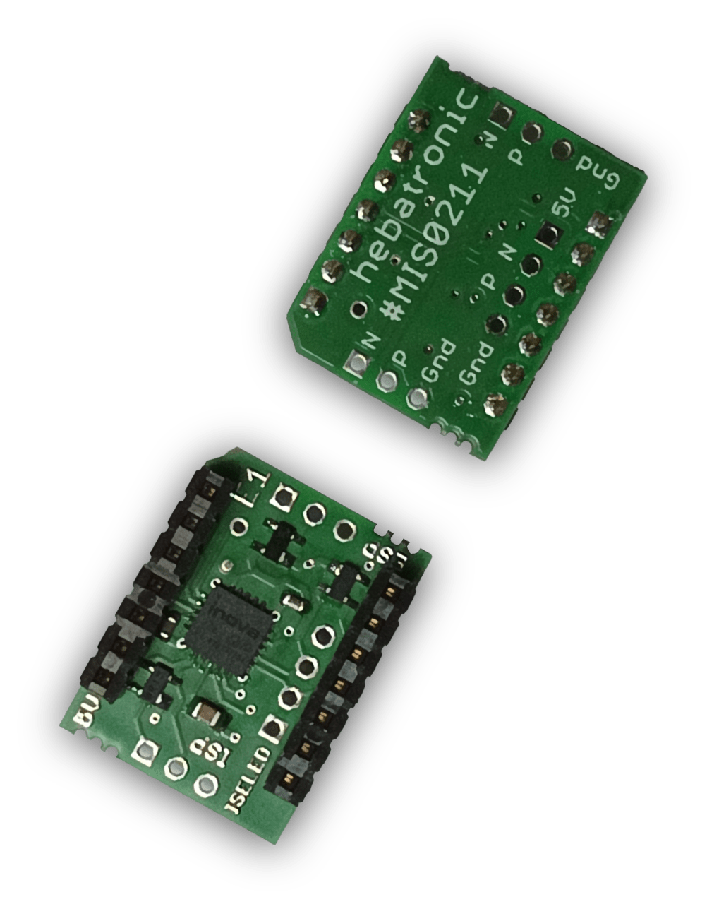 Hebatronic Produkte ISELED & ILaS Produktfoto Mini-ILaS-Shield